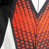 Dainese LAGUNA SECA 6 1PC závodní letní kombinéza bílá/fluo-červená vel.52
